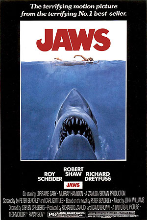 Jaws, dir. Steven Spielberg, 1975