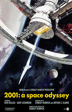 2001: A Space Odyssey, 1968, dir. Stanley Kubrick